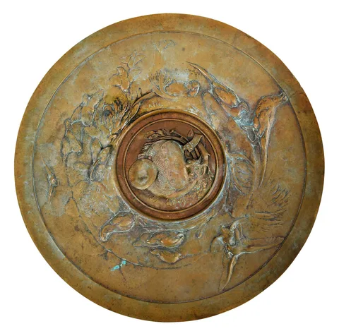 Auguste-Nicolas Cain, Untitled, bronze centerbowl or bird bath