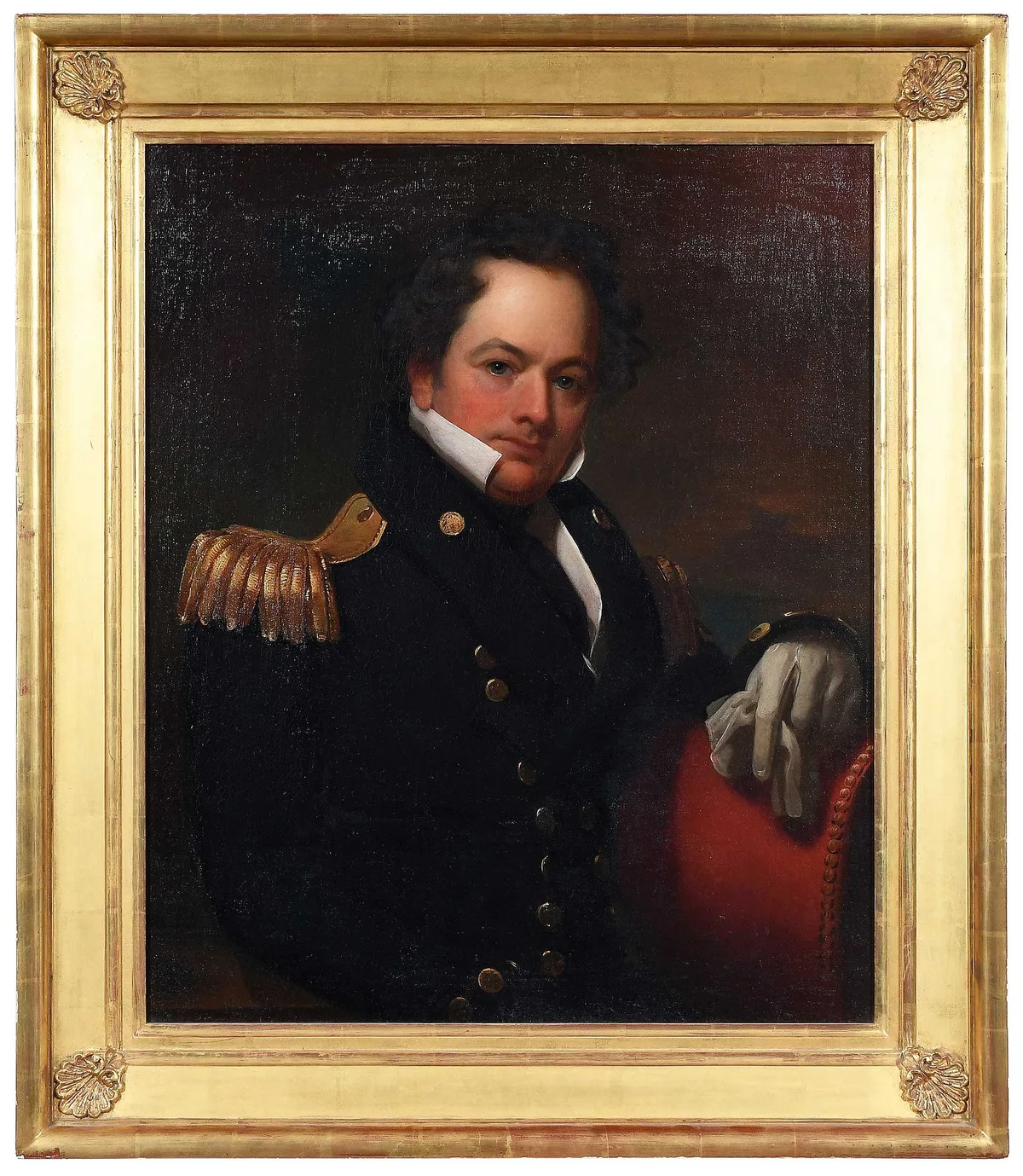 Jacob Eichholtz, Portrait of William M. Hunter, U.S. Navy of Pennsylvania (1793-1849), oil on canvas