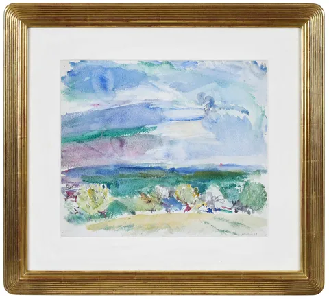 John Marin, Black River Valley, Castorland, New York, 1913, watercolor on paper