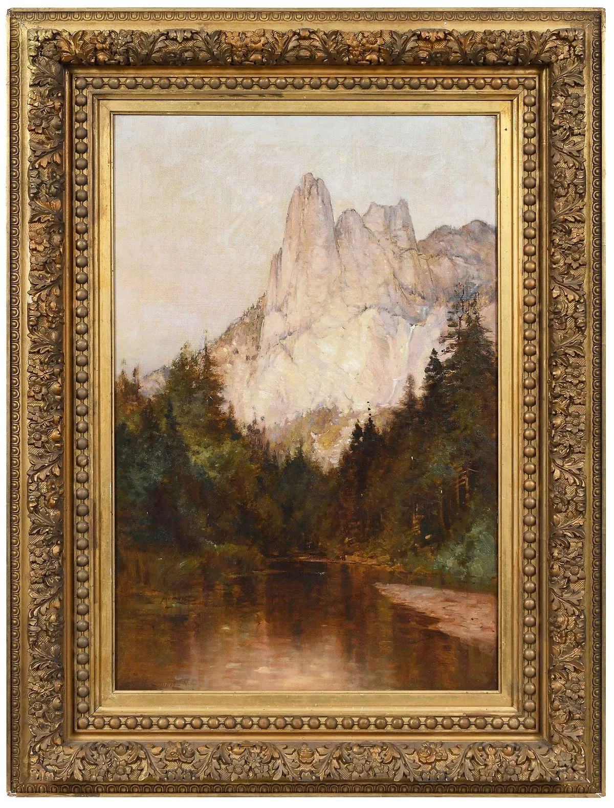 Sentinel Rock, Yosemite by George Smillie, oil on canvas, sold Sep 2026