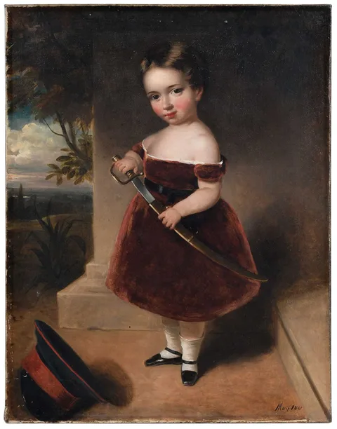 Henry Inman, Young Boy with Sword, 1841, oil on canvas