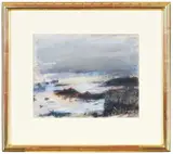 Wolf Kahn, Stonington Maine, The Harbor