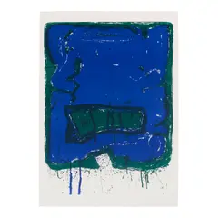 Sam Francis, Affiche Kunsthalle Bern (Lembark L.5, SF-5), 1960, Lithograph in colors on wove paper