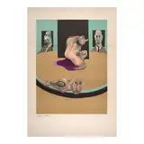 Francis Bacon, Metropolitan Museum of Art (Sabatier 11), 1975, Lithograph in colors on wove paper