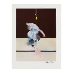 Francis Bacon, Center panel, from Triptych March 1974, c. 1978, Offset lithograph in colors on smooth wove paper