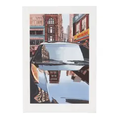 Richard Estes, Kentucky Fried Chicken, 2007, Two screenprints (one in colors) on wove paper, proofs before the edition of 58 (there were also 8 artist's proofs)