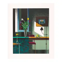 Bruce Cohen, Untitled (Tulips & Glass of Wine), 1998, Lithograph in colors on wove paper