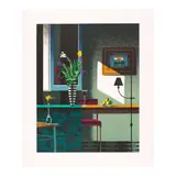 Bruce Cohen, Untitled (Tulips & Glass of Wine), 1998, Lithograph in colors on wove paper