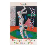 David Hockney, The Parade Poster (Baggott 102), 1981, Offset lithograph in colors on wove paper