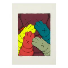 Kaws, Untitled, from Urge, 2020, Screenprint in colors on Saunders Waterford paper