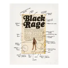 Glenn Ligon, Black Rage, 2015, Screenprint and digital print in colors on wove paper