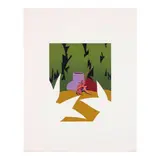 Ken Price, Hermit Crab Cup (Cirrus p. 336), 1972, Screenprint in colors on wove paper