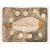 Rufino Tamayo, Demi-Poisson, from Mujeres (Half-Fish, from Women) (Pereda 117), 1969, Lithograph in colors on Rives BFK paper