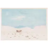 George Elbert Burr, The Desert (No. 1) (Seeber 102), 1914, Etching and aquatint in colors on wove paper