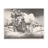 Sunday Morning (Fath 26) by Thomas Hart Benton, 1939, Lithograph on wove paper with GCM watermark, sold Jul 2026