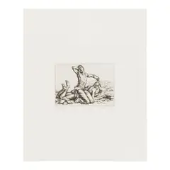 Paul Cadmus, Two Boys on a Beach #1, from Twelve Etchings (Davenport 42), 1938, Etching on wove paper
