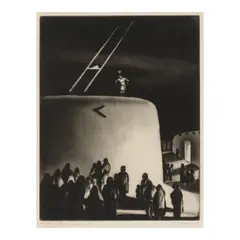 Gene Kloss, Eve of the Green Corn Ceremony - Domingo Pueblo (Kloss 306), 1934, Drypoint and aquatint on laid paper