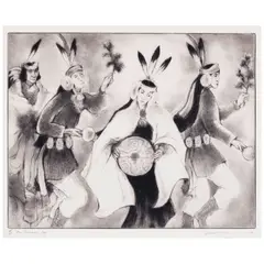 Gene Kloss, A Group of 4 Etchings, 1967-1979, Four etchings on wove paper, each signed in pencil