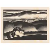 Paul Landacre, Nimbus (Wien 149, Zeitlin & Ver Brugge 40), 1934, Wood engraving on thin Japanese laid paper