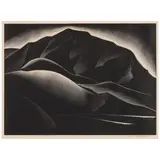 Paul Landacre, Dark Mountain (Wien 151, Zeitlin & Ver Brugge 39), 1934, Wood engraving on thin Japanese laid paper