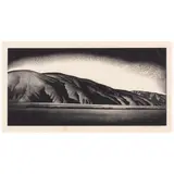 Paul Landacre, Coachella Valley (Wien 180, Zeitlin & Ver Brugge 73), 1936, Wood engraving on thin Japanese laid paper
