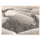 Grant Wood, July Fifteenth (Cole 5), 1938, Lithograph on Rives paper
