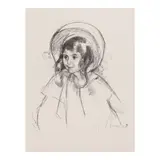 Mary Cassatt, Sara Wearing Her Bonnet and Coat (Breeskin 198), c. 1904, Lithograph on laid paper