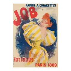 Jules Chéret, Job (Broido 1028), 1895, Lithograph in colors on wove paper linen-backed
