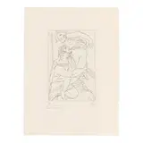 Pablo Picasso, Cinésias et Myrrhine (Cinesias and Myrrhine), pl. 3, from Lysistrata (Bloch 269, Baer 389, Cramer bk. 24), 1934, Etching on wove paper with MB watermark