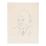 Pablo Picasso, Portrait de Vollard III, pl. 100, from La Suite Vollard (Portrait of Vollard III, pl. 100, from The Vollard Suite) (Bloch 233, Baer 619), 1937, Etching on laid paper