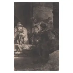Christ Healing the Sick (The Hundred Guilder Print) (Bartsch, Hollstein 74, Hind 236, New Hollstein 239) by Rembrandt Harmensz van Rijn, c. 1648, Etching, engraving and drypoint on wove paper, New Hollstein's fourth D state (final), after the plate was reworked and , sold Jul 2026