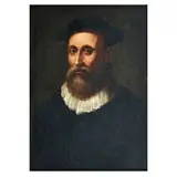 Italian School, Portrait of a bearded Florentine gentleman, bust length, in black, oil on canvas