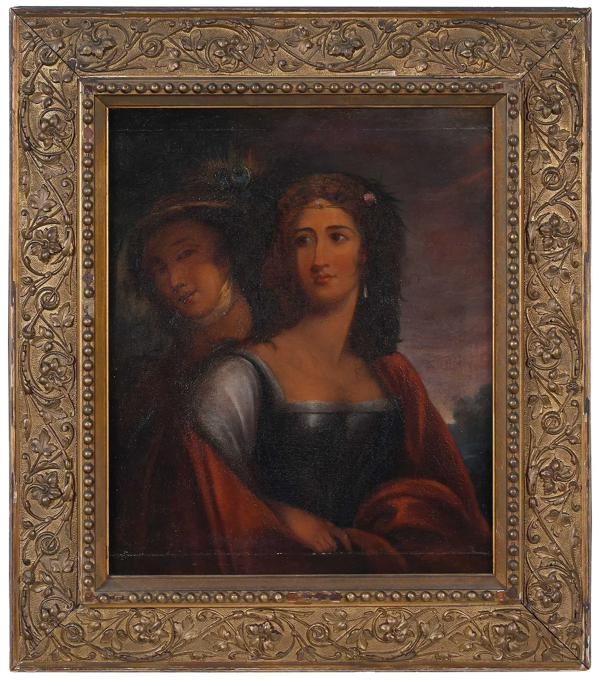 Robert Matthew Sully, Gipsy Girls, oil on panel
