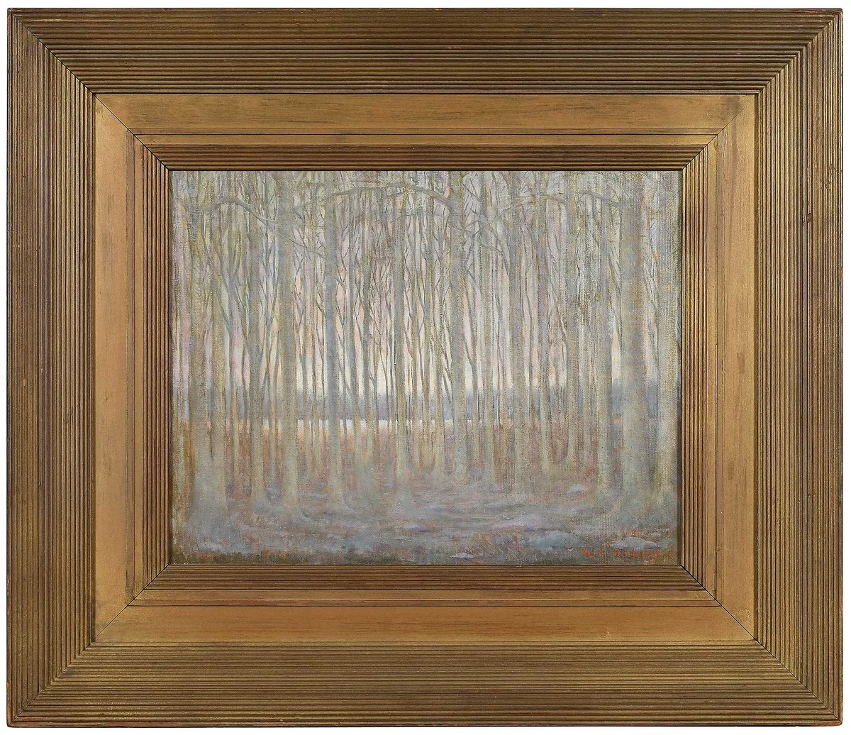 Robert Cairns Dobson, The Forest and the Trees, oil on canvas
