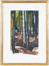 Lamar Dodd, Sunlit Trees