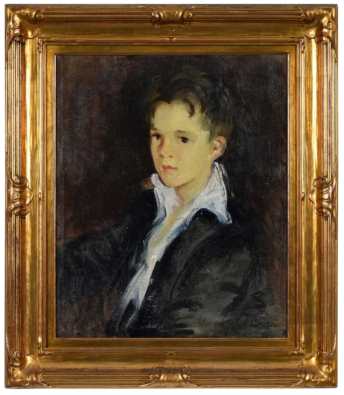 Camelia Whitehurst, Portrait of a Young Boy, oil on canvas