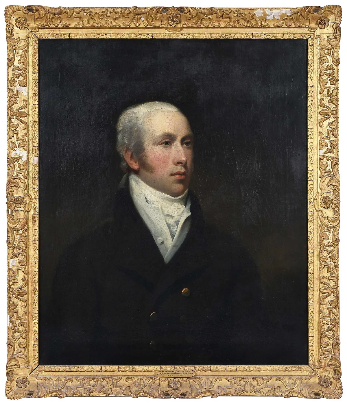 John Watson Gordon, Portrait of James Gordon XI of Craig (1767-1852), oil on canvas
