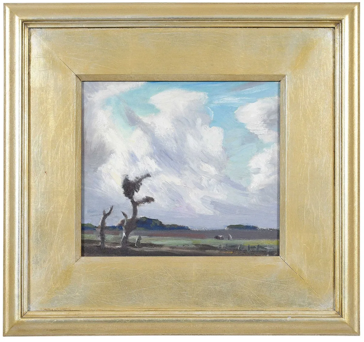 Stormy Sky by Eliot Candee Clark, oil on canvas, sold May 2026