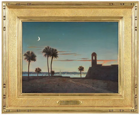 William R. Davis, Twilight, St. Augustine, 2009, oil on board