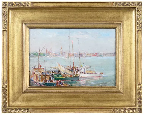 Reynolds Beal, St. Augustine, 1911, oil on panel