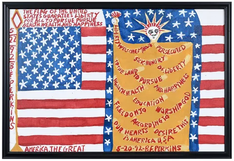 B.F. Perkins, America the Great, acrylic on canvas