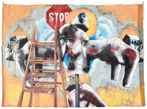Michael Banks, Untitled, acrylic