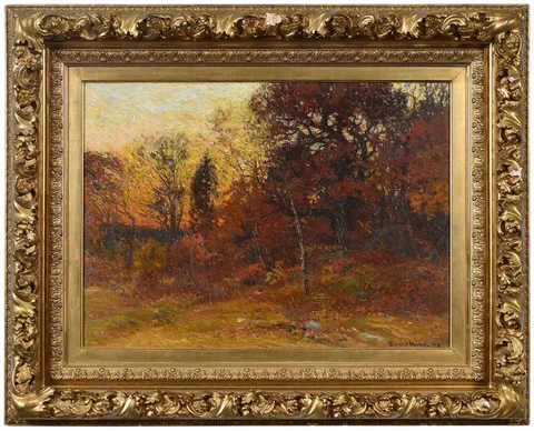 John Joseph Enneking, Autumn Colors, oil on canvas