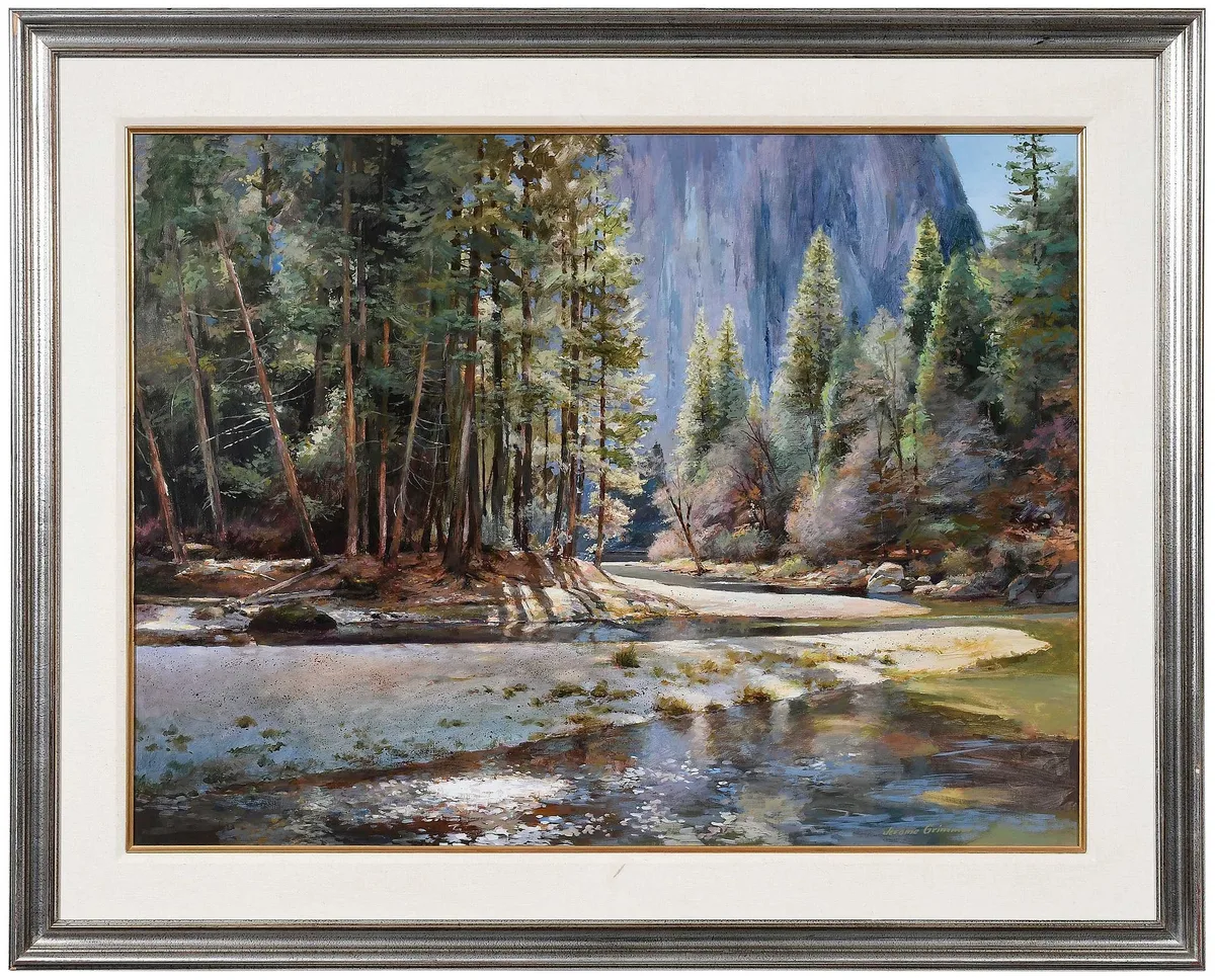 Sandbar II by Jerome Grimmer, acrylic on canvas, sold Mar 2026