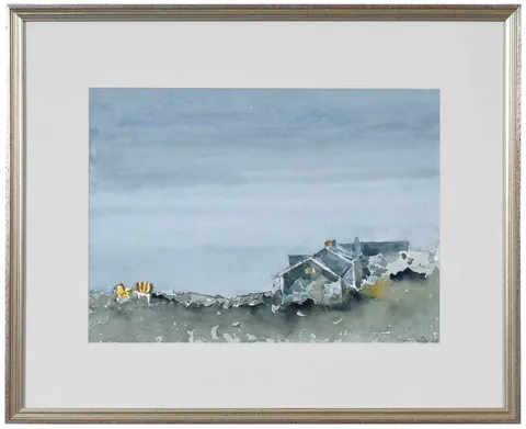Lamar Dodd, Morning Fog: Monhegan, no. 135, 1992, watercolor on paper