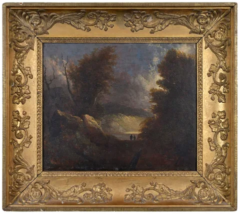 Charles Fraser, Landscape, oil on board