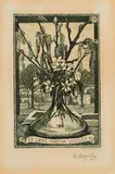 Heinrich Vogeler, ExLibris Martha Vogeler, 1906, Radierung und Aquatinta auf Velin