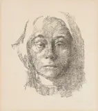 Selbstbildnis by Käthe Kollwitz, 1915/16, Lithografie auf Velin, sold Sep 2021