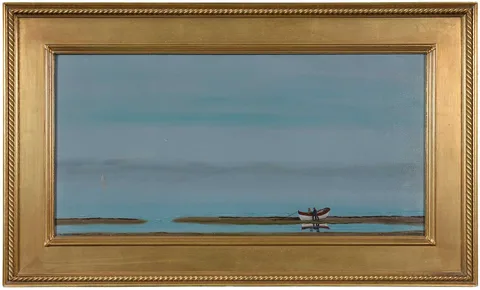 Robert Stark, The Rowboat, Nantucket, oil on canvas
