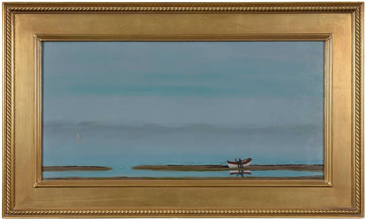 Robert Stark, The Rowboat, Nantucket, oil on canvas